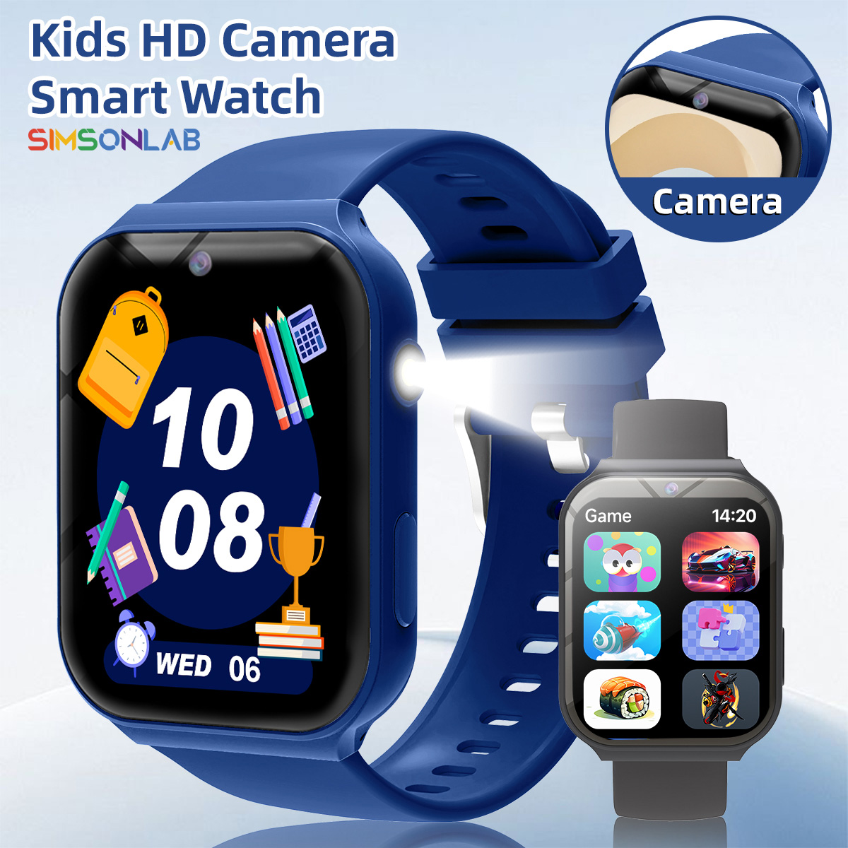 Smartwatch Watches Gift For Boys On Birthday - Jam Tangan Pintar Anak HD Kamera