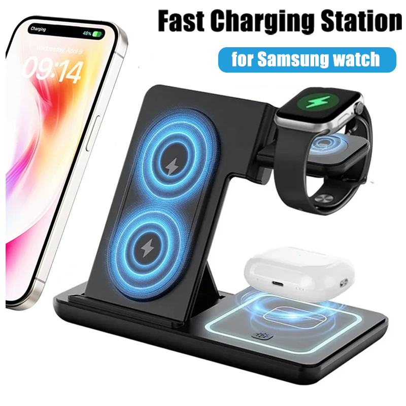 Watches Smartwatch Samsung - Stasiun Pengisian Daya Nirkabel Lipat 3