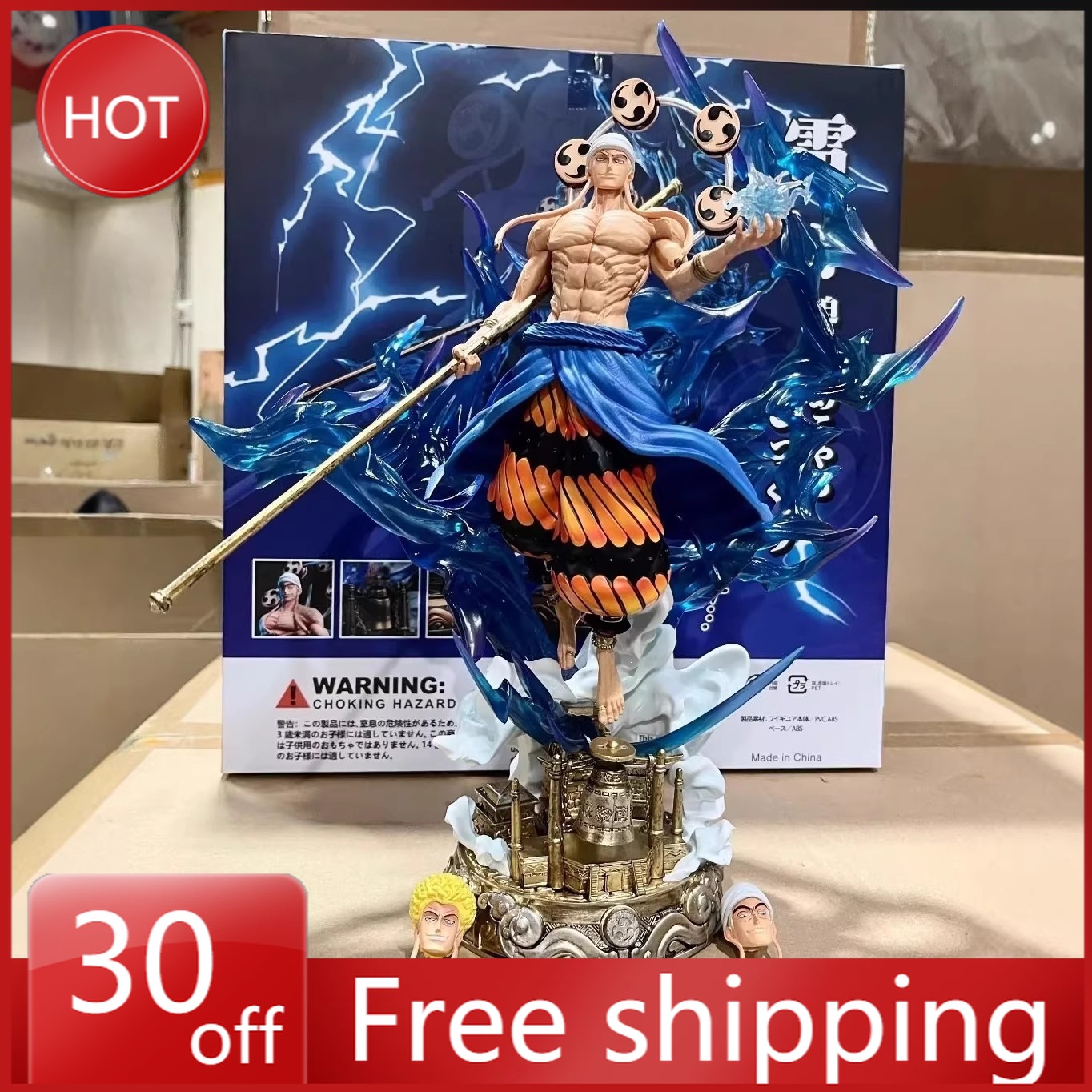 Smartwatch El - 38cn Figur Anime ONE PIECE Baru