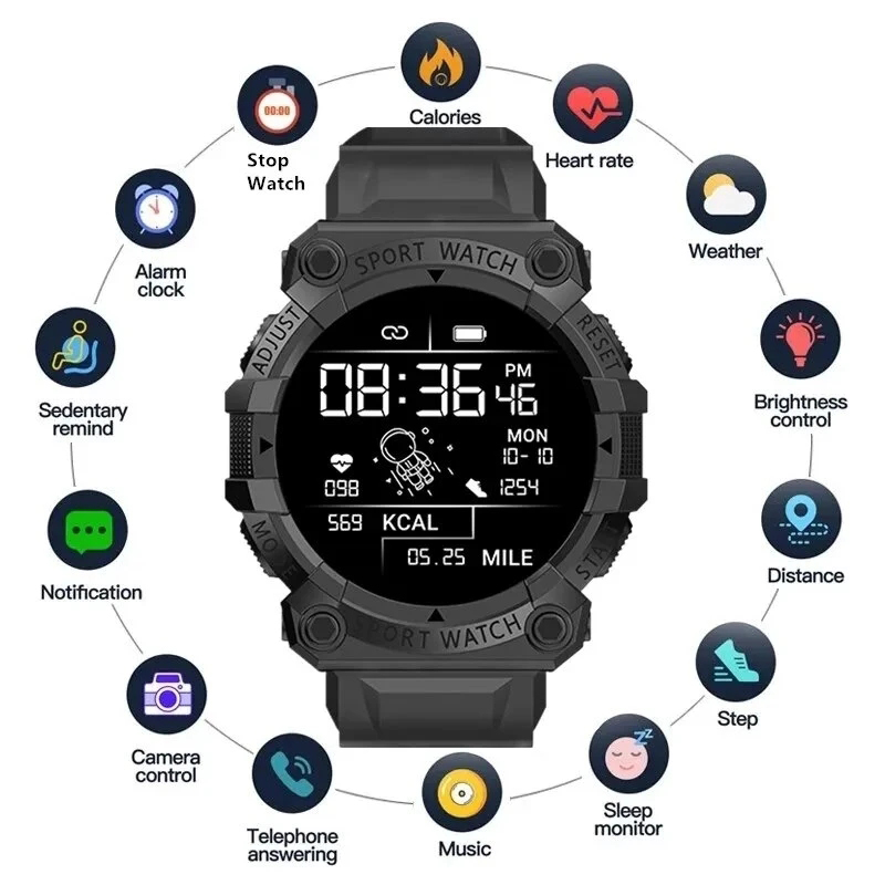 Watch Smart Y56 - Jam Tangan Pintar Baru 2025 Kesehatan