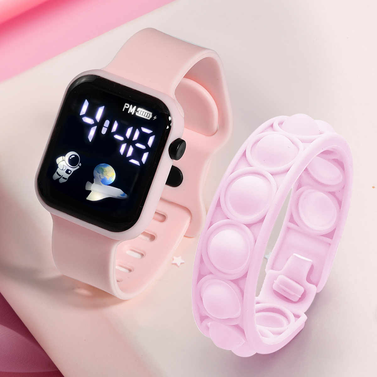 Smartwatch Watches Boys - Jam tangan pintar anak, 2 buah