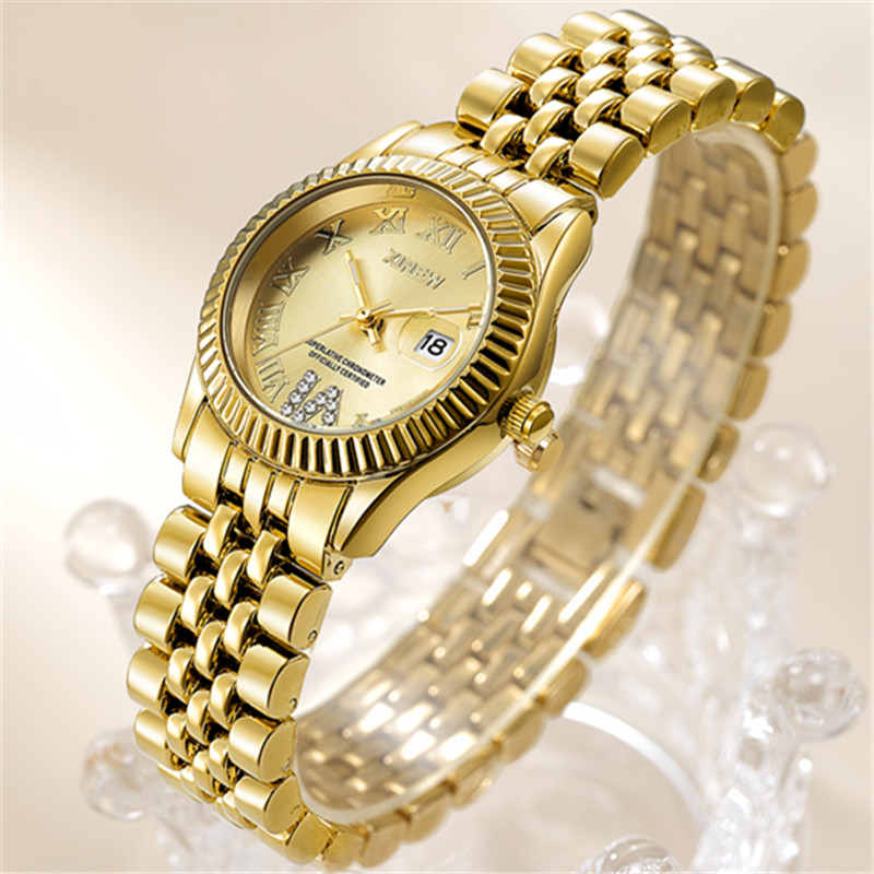Jam tangan besar wanita, arloj - Minimalist Thin Watch ulasan dan harga