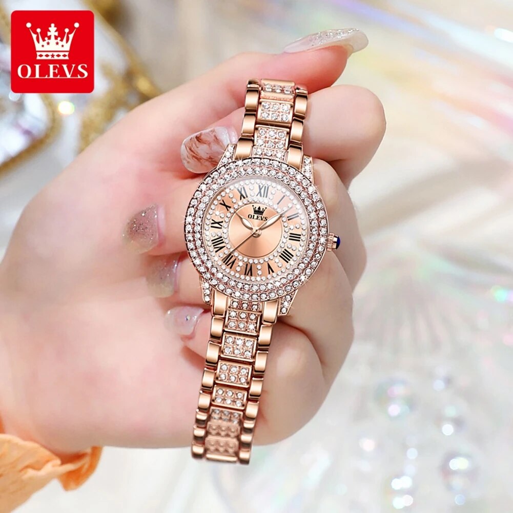 OLEVS jam tangan kuarsa wanita - Minimalist Thin Watch ulasan dan harga