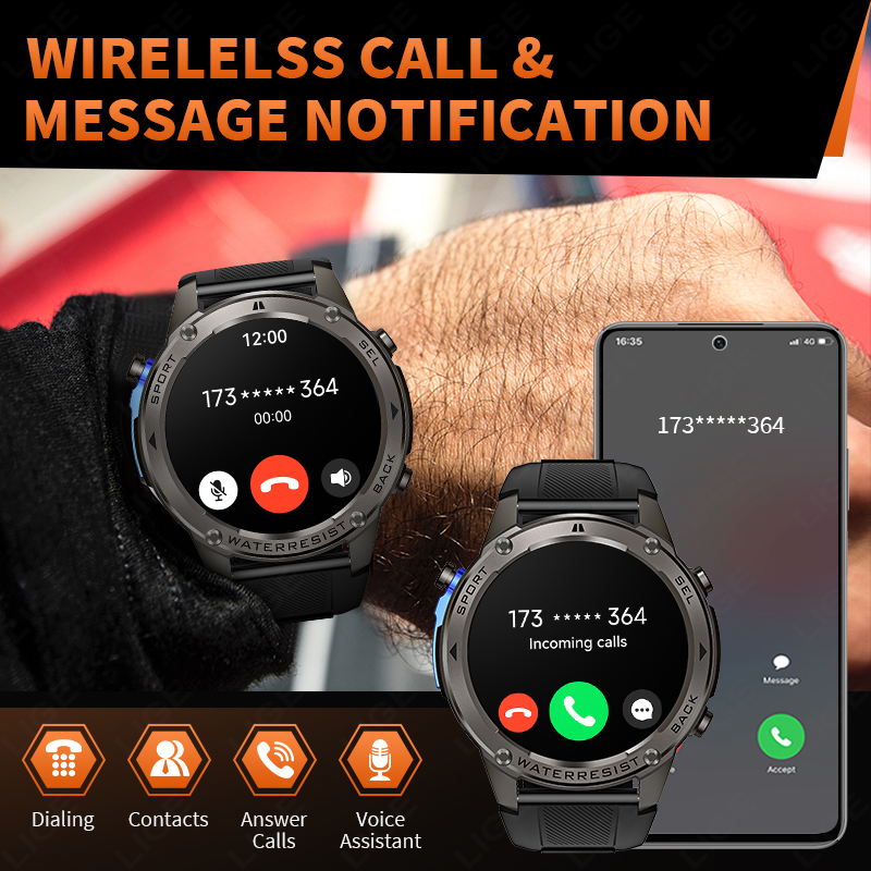 Jam Tangan Pintar GPS Kelas Mi - Smartwatch New Watches ulasan dan harga