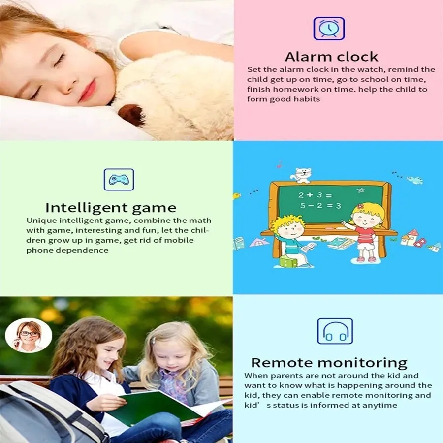 Jam Tangan Pintar Anak 2026 Ba - Smartwatch Watches Gift For Boys On Birthday ulasan dan harga