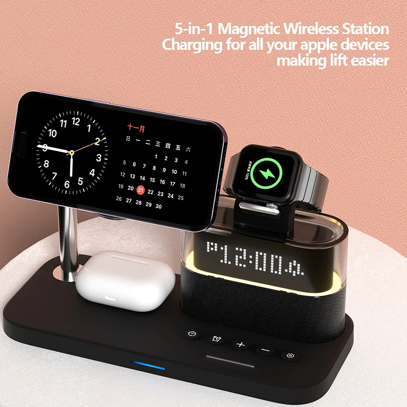 Stasiun Pengisian Daya Nirkabe - Smartwatch New Watches ulasan dan harga