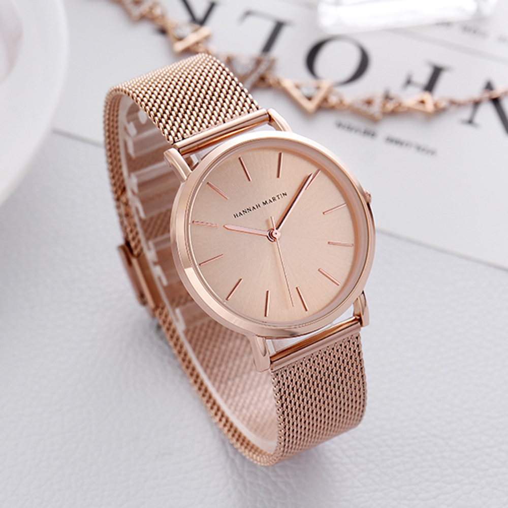 Hannah Martin jam tangan wanit - Minimalist Thin Watch ulasan dan harga