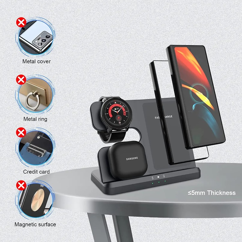 Stasiun Pengisian Daya Nirkabe - Watches Smartwatch Samsung ulasan dan harga