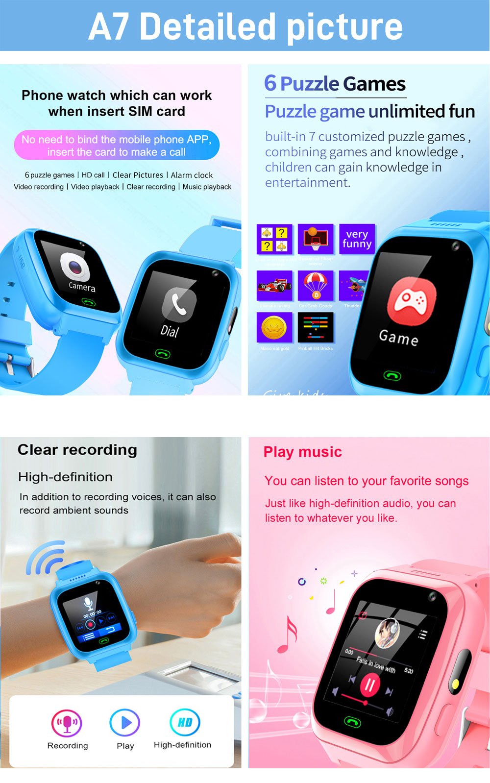 Jam Tangan Pintar Anak 2G 4G J - Smartwatch Watches Gift For Boys On Birthday ulasan dan harga