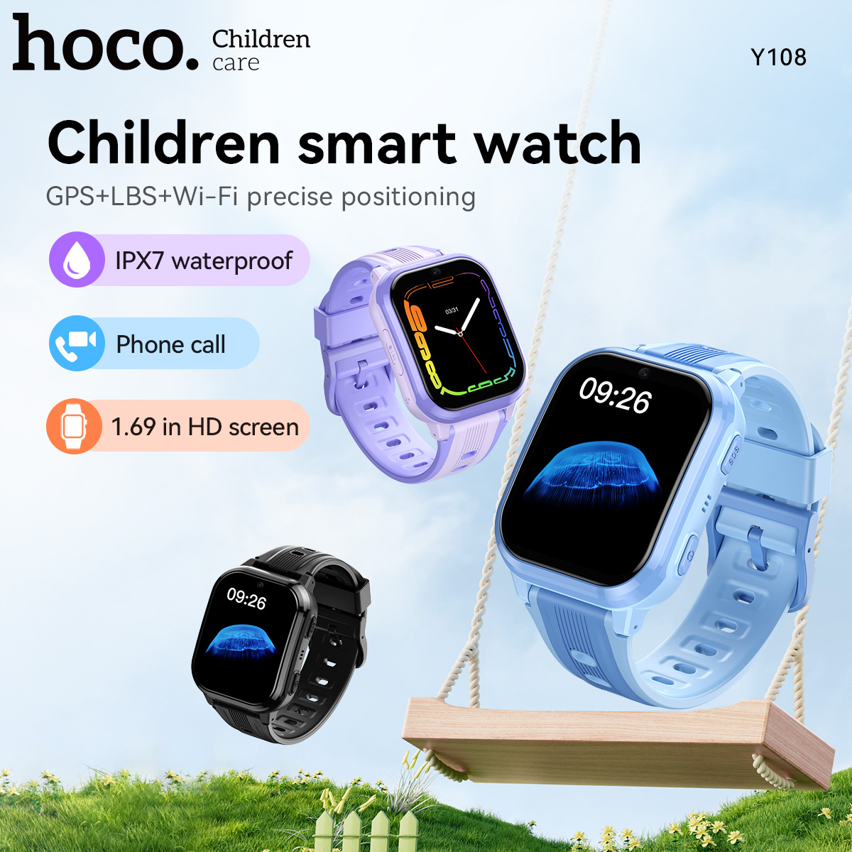 Jam Tangan Pintar Anak HOCO Y1 - Smartwatch Watches Boys ulasan dan harga