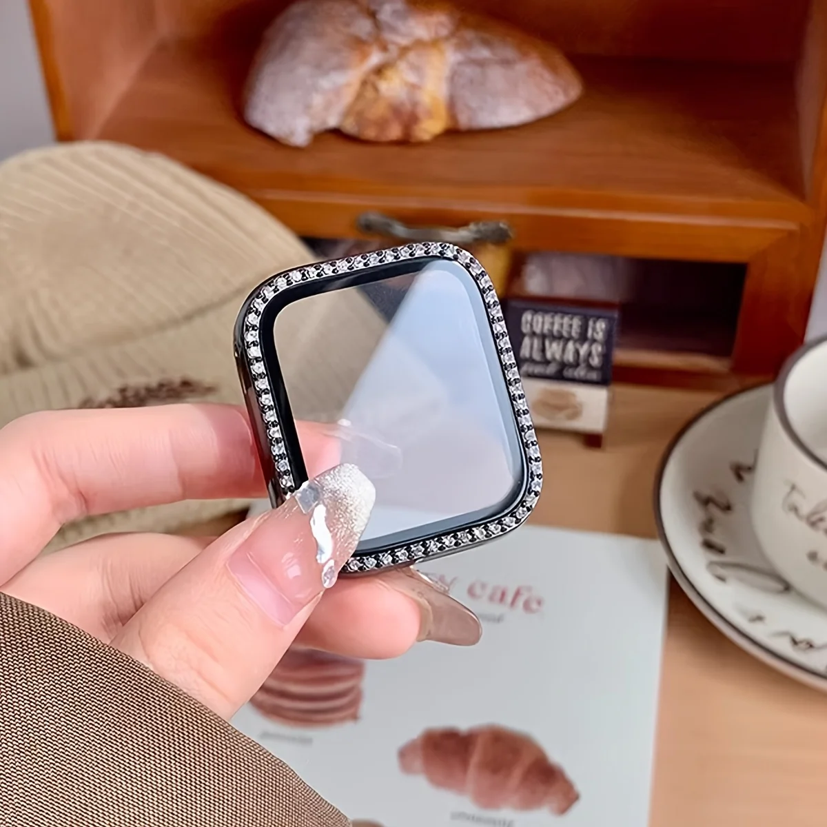 Casing Kaca + Berlian Baru unt - Smartwatch New Watches ulasan dan harga
